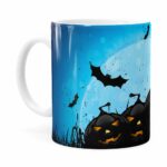 Caneca Halloween Dia Das Bruxas V05 Branca