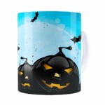 Caneca Halloween Dia Das Bruxas V05 Branca