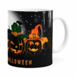 Caneca Halloween Dia Das Bruxas V06 Branca