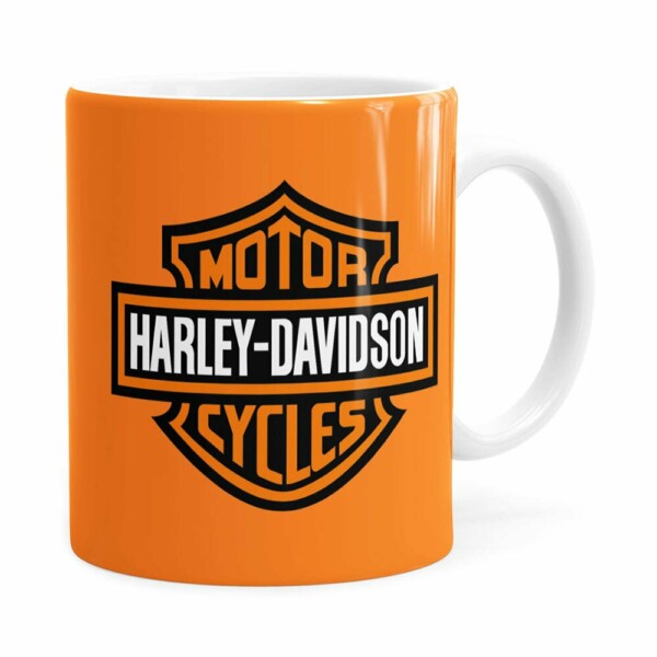 Caneca Harley Davidson American Branca
