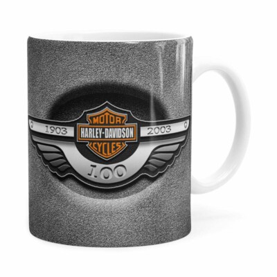 Caneca Harley Davidson História Branca