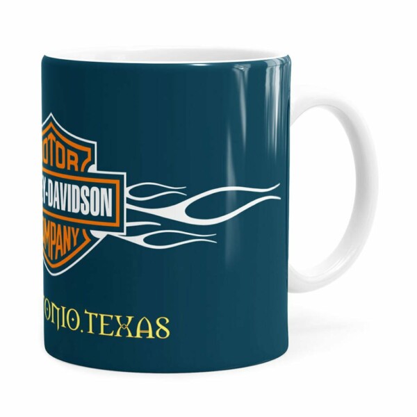Caneca Harley Davidson San Antonio Texas Branca