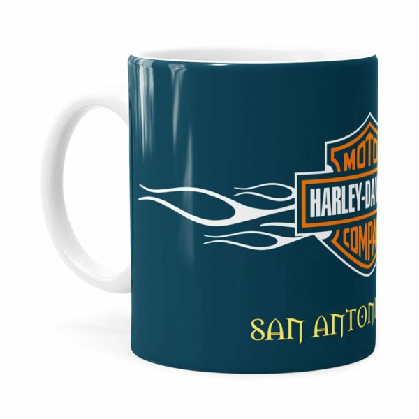 Caneca Harley Davidson San Antonio Texas Branca