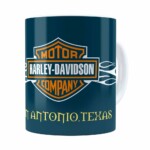Caneca Harley Davidson San Antonio Texas Branca