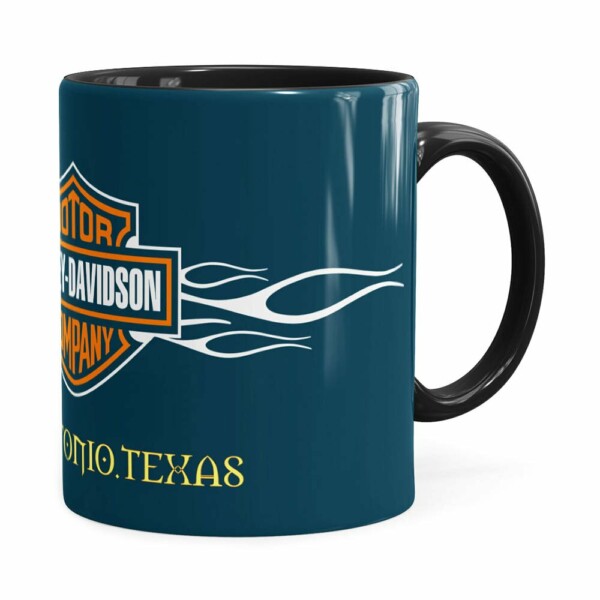 Caneca Harley Davidson San Antonio Texas Preta