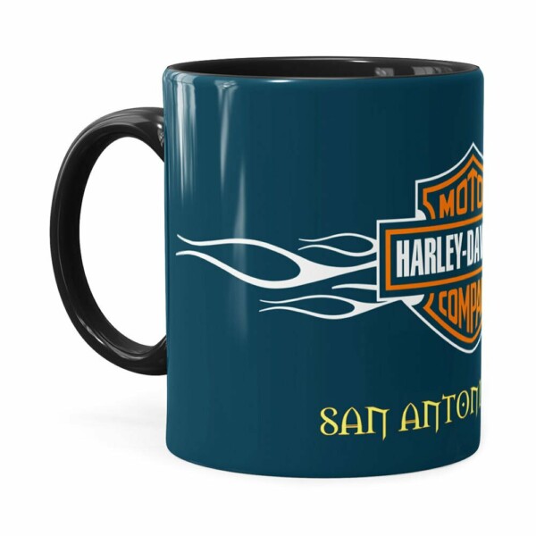 Caneca Harley Davidson San Antonio Texas Preta