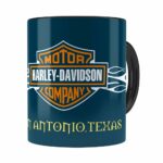 Caneca Harley Davidson San Antonio Texas Preta