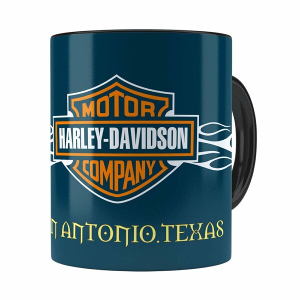 Caneca Harley Davidson San Antonio Texas Preta
