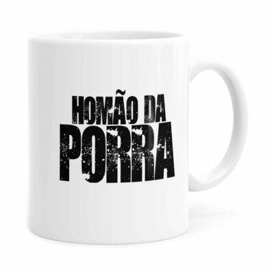 Caneca Homão Da Porra Branca