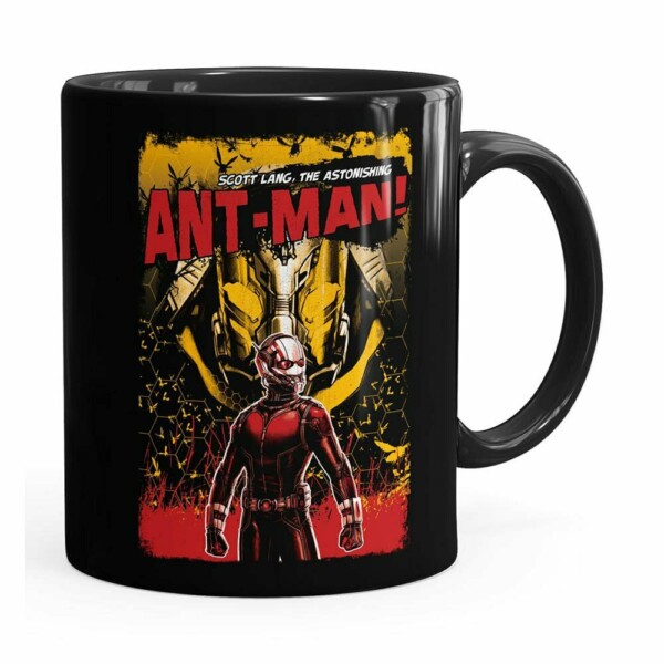 Caneca Homem-formiga V02 Preta