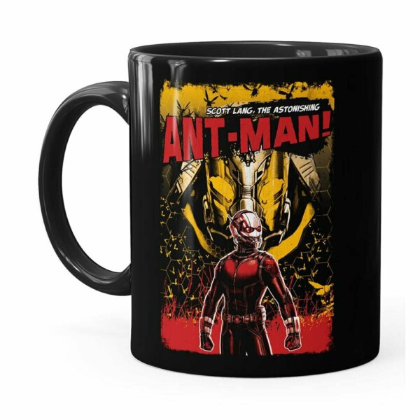 Caneca Homem-formiga V02 Preta