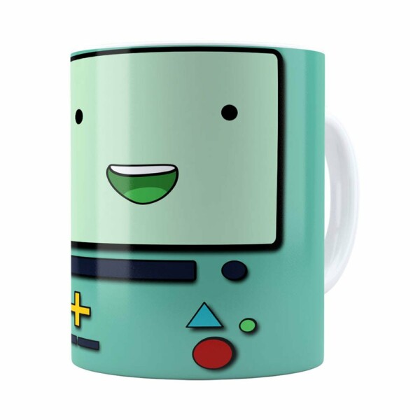 Caneca Hora De Aventura Beemo Branca