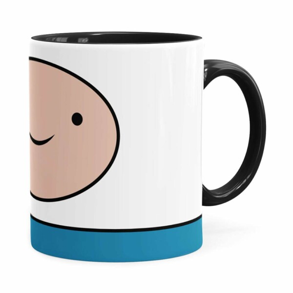 Caneca Hora De Aventura Finn Preta