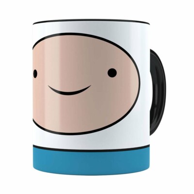 Caneca Hora De Aventura Finn Preta