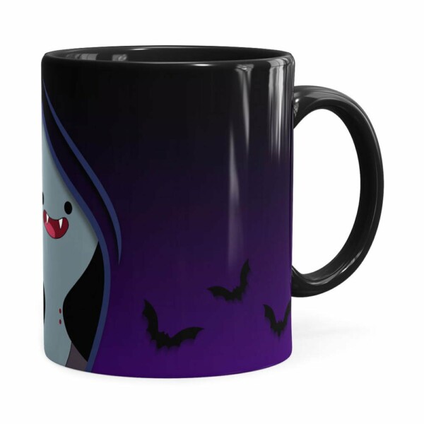Caneca Hora De Aventura Marceline Preta