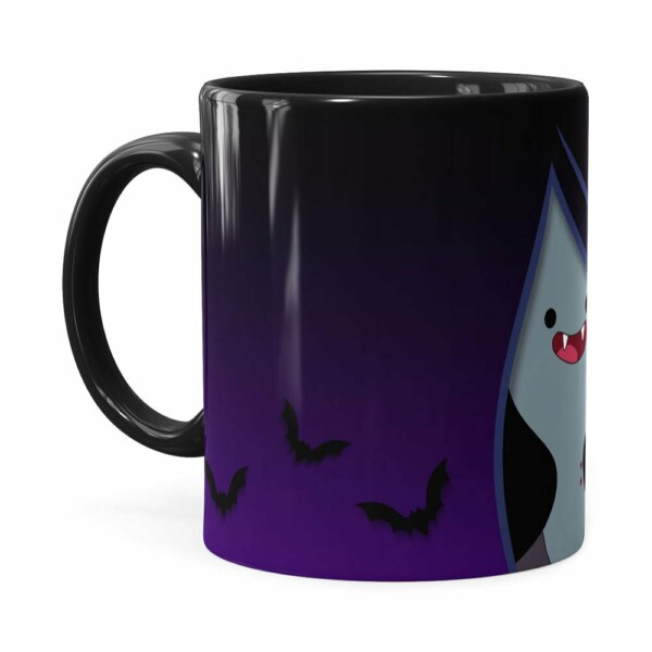 Caneca Hora De Aventura Marceline Preta