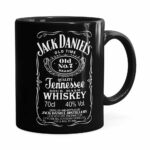 Caneca Jack Daniels Whiskey Preta