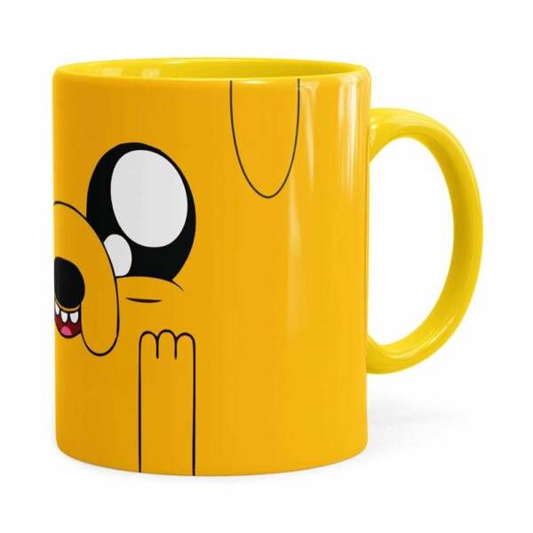Caneca Jake Hora De Aventura V01 Amarela