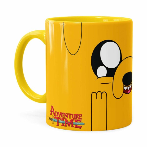 Caneca Jake Hora De Aventura V01 Amarela