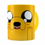 Caneca Jake Hora De Aventura V01 Amarela