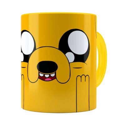 Caneca Jake Hora De Aventura V01 Amarela