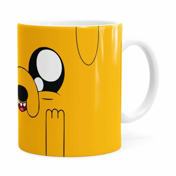 Caneca Jake Hora De Aventura V01 Branca