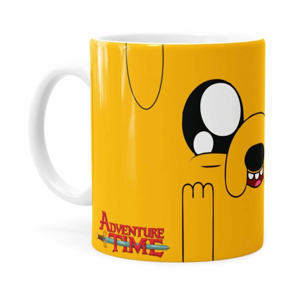 Caneca Jake Hora De Aventura V01 Branca