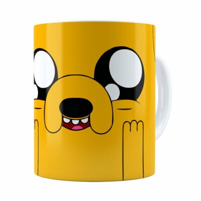Caneca Jake Hora De Aventura V01 Branca