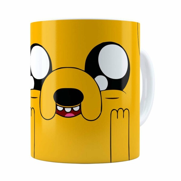 Caneca Jake Hora De Aventura V01 Branca
