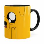 Caneca Jake Hora De Aventura V01 Preta