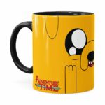 Caneca Jake Hora De Aventura V01 Preta