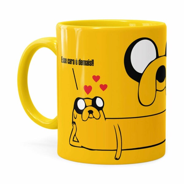 Caneca Jake Hora De Aventura V02 Amarela