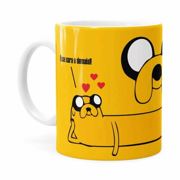Caneca Jake Hora De Aventura V02 Branca