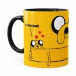 Caneca Jake Hora De Aventura V02 Preta