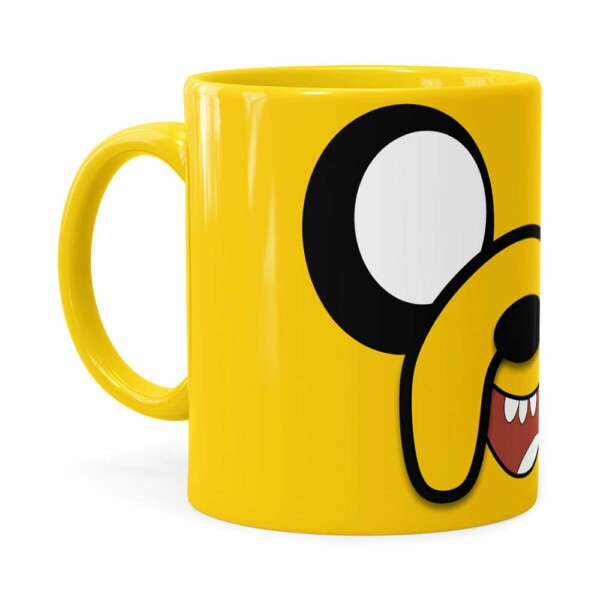 Caneca Jake Hora De Aventura V03 Amarela