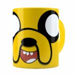 Caneca Jake Hora De Aventura V03 Amarela