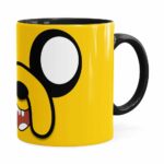 Caneca Jake Hora De Aventura V03 Preta