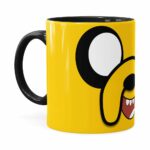 Caneca Jake Hora De Aventura V03 Preta