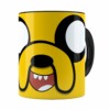 Caneca Jake Hora De Aventura V03 Preta