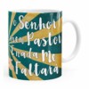Caneca Jesus Senhor é Meu Pastor V01 Branca
