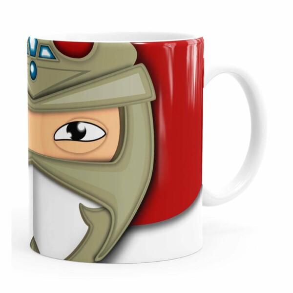 Caneca Jiraiya Porcelana Branca