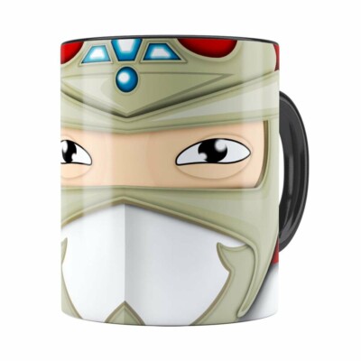 Caneca Jiraiya  Porcelana Preta
