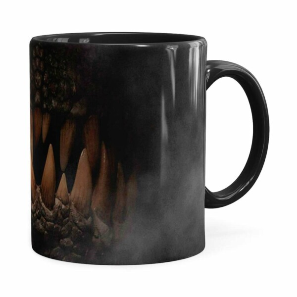 Caneca Jurassic World Dinossauro Indominus Rex Preta