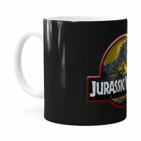 Caneca Jurassic World V01 Branca