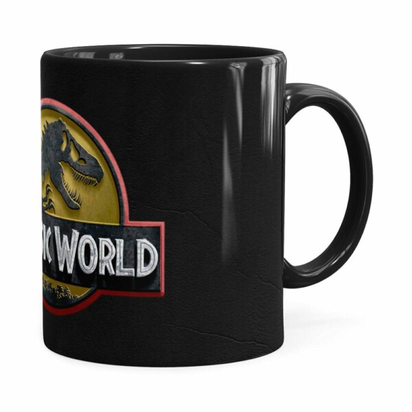 Caneca Jurassic World V01 Preta