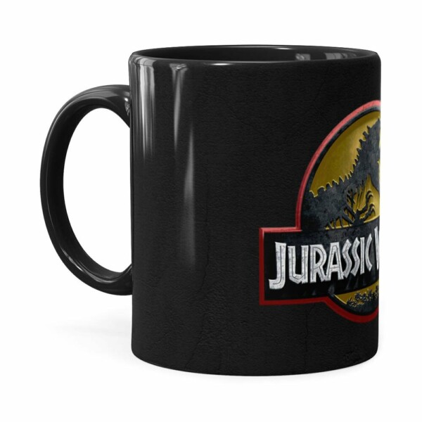 Caneca Jurassic World V01 Preta