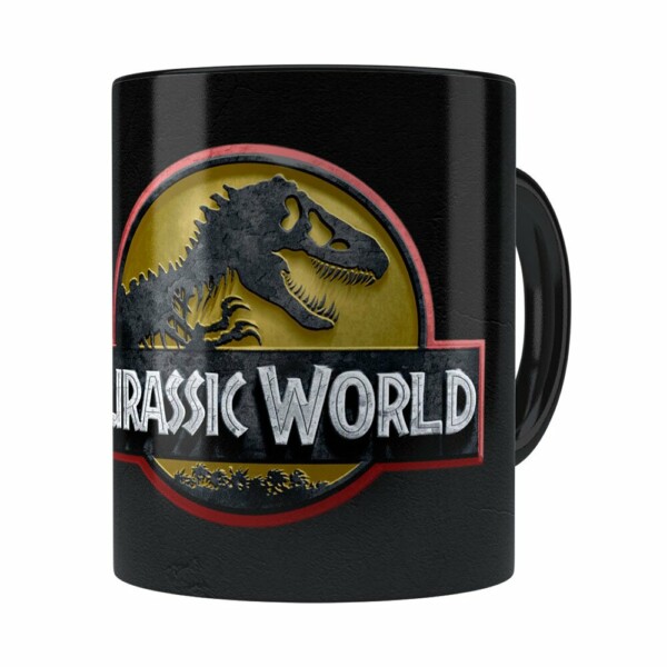 Caneca Jurassic World V01 Preta