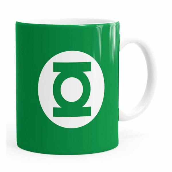 Caneca Lanterna Verde V01 Branca