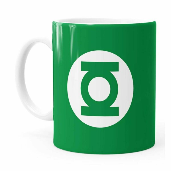 Caneca Lanterna Verde V01 Branca