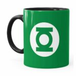 Caneca Lanterna Verde V01 Preta